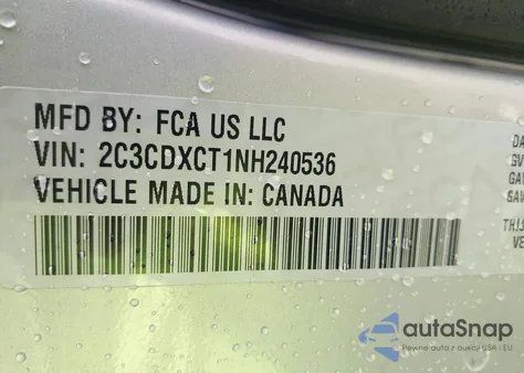 2022 Dodge Charger R/T from USA, damaged, VIN 2C3CDXCT1NH240536